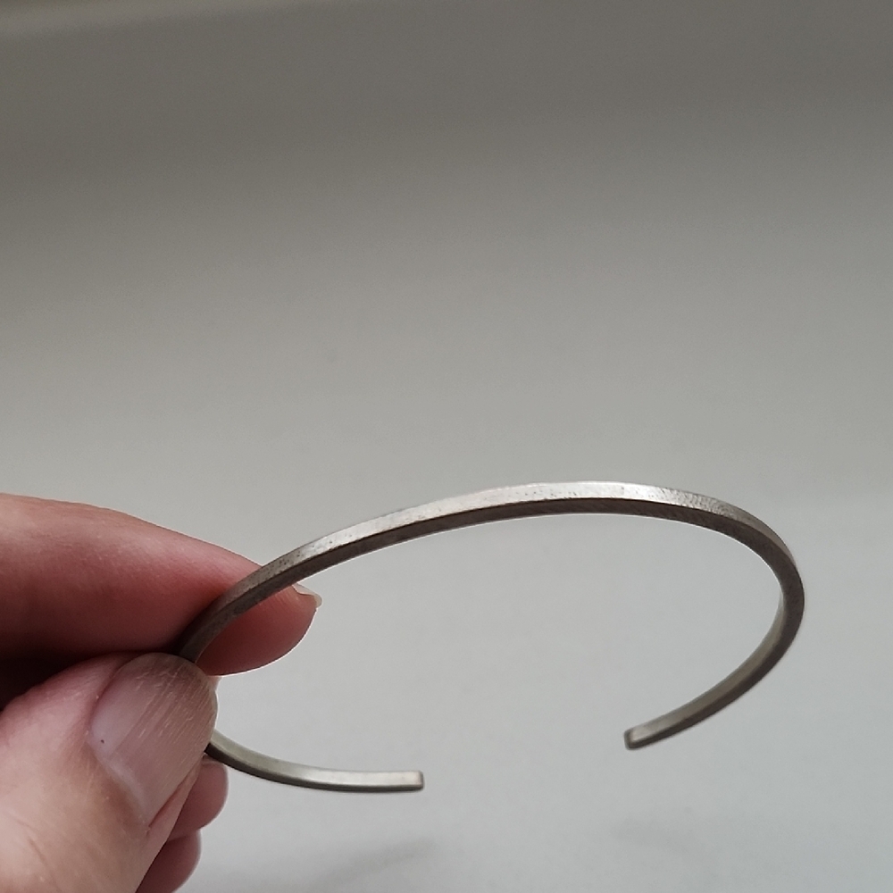 Sterling Silver  Bangle Bracelet. Made In Winnipeg By Hilary Druxman